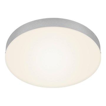 Briloner 7066-014 - Φωτιστικό οροφής LED FLAME LED/21W/230V 3000K ασημί διάμετρος 28,7 cm