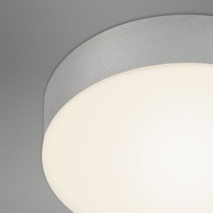 Briloner 7066-014 - Φωτιστικό οροφής LED FLAME LED/21W/230V 3000K ασημί διάμετρος 28,7 cm