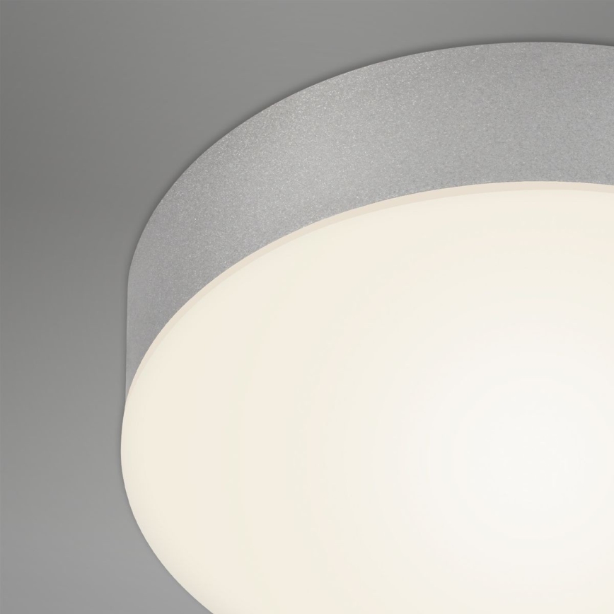 Briloner 7066-014 - Φωτιστικό οροφής LED FLAME LED/21W/230V 3000K ασημί διάμετρος 28,7 cm