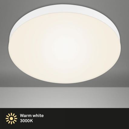 Briloner 7068-016 - Φωτιστικό οροφής LED FLAME LED/24,5W/230V 3000K διάμετρος 38 cm λευκό