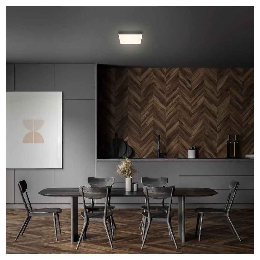 Briloner 7070-015 - Φωτιστικό οροφής LED FLAME LED/16W/230V μαύρο