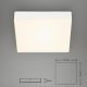 Briloner 7070-016 - Φωτιστικό οροφής LED FLAME LED/16W/230V λευκό
