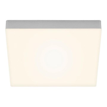 Briloner 7071-014 - Φωτιστικό οροφής LED FLAME LED/21W/230V 3000K 28,7x28,7 cm ασημί