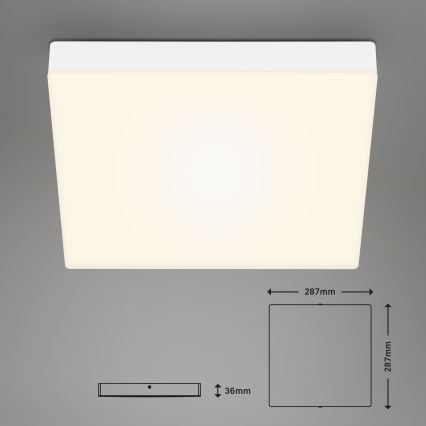 Briloner 7071016 - Φωτιστικό οροφής LED FLAME LED/21W/230V λευκό