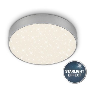 Briloner 7073-414 - Φωτιστικό οροφής LED STAR SKY LED/16W/230V 4000K διάμετρος 21 cm ασήμι