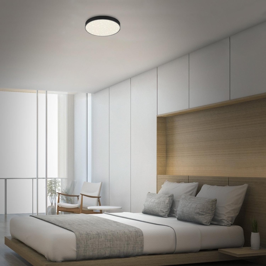Briloner 7074-415 - Φωτιστικό οροφής LED STAR SKY LED/21W/230V 4000K διάμετρος 28 cm μαύρο
