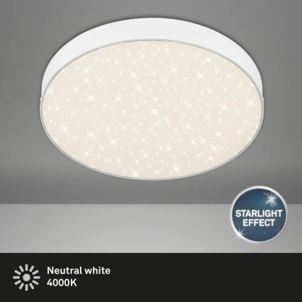 Briloner 7074-416 - Φωτιστικό οροφής LED STAR SKY LED/21W/230V 4000K διάμετρος 28 cm λευκό