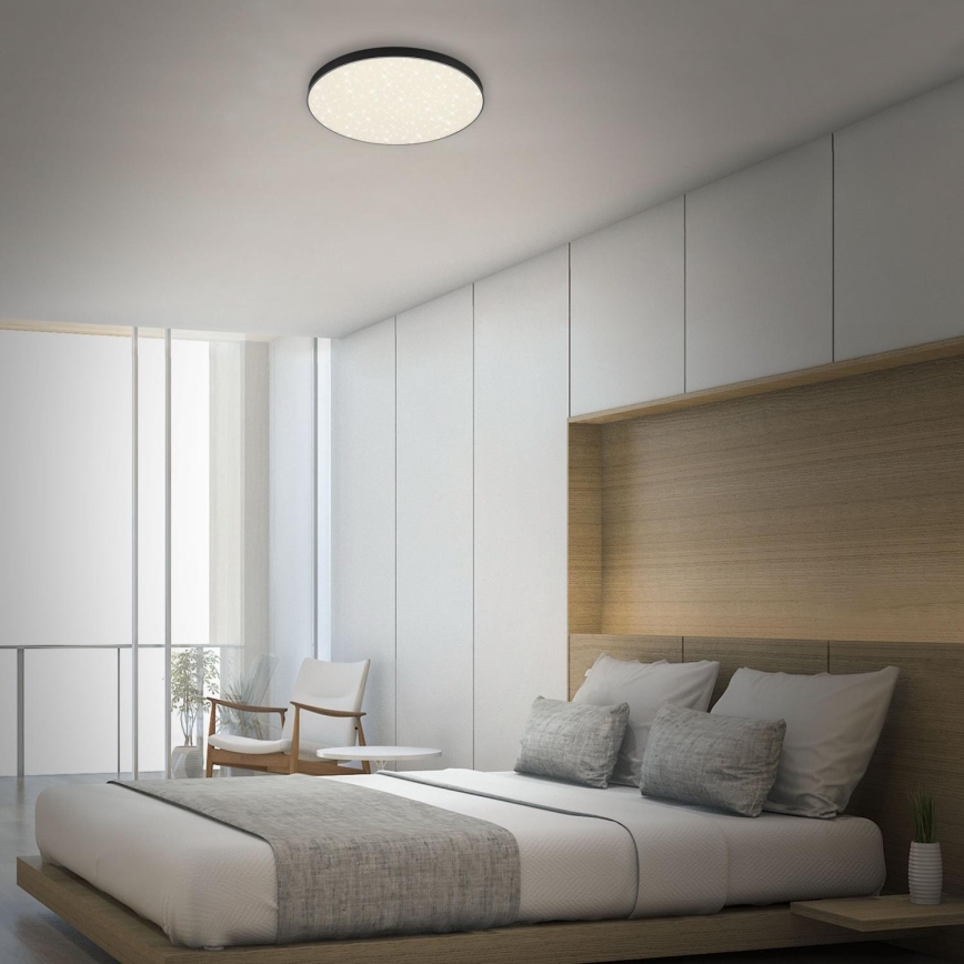 Briloner 7075-415 - Φωτιστικό οροφής LED STAR SKY LED/24,5W/230V 4000K διάμετρος 38 cm μαύρο