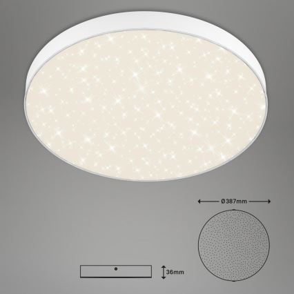 Briloner 7075-416 - Φωτιστικό οροφής LED STAR SKY LED/24,5W/230V 4000K διάμετρος 38 cm λευκό