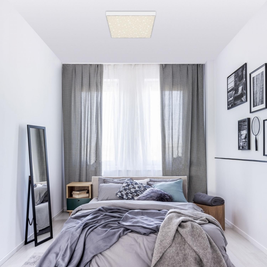 Briloner 7078-416 - LED οροφιαίο φωτιστικό STAR SKY LED/21W/230V 4000K 28x28 cm λευκό