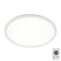 Briloner 7079-016 - LED Dimmable φωτιστικό οροφής SLIM LED/18W/230V 2700-6500K + τηλεχειριστήριο