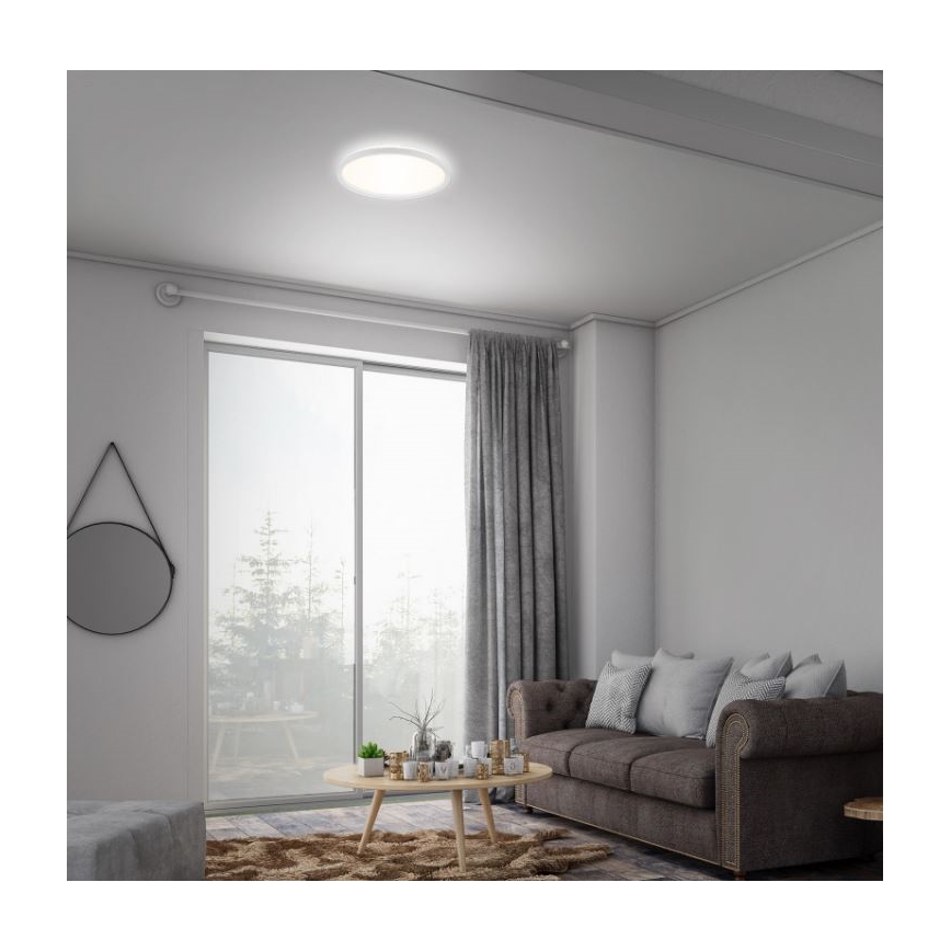 Briloner 7079-016 - LED Dimmable φωτιστικό οροφής SLIM LED/18W/230V 2700-6500K + τηλεχειριστήριο