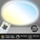 Briloner 7079-016 - LED Dimmable φωτιστικό οροφής SLIM LED/18W/230V 2700-6500K + τηλεχειριστήριο