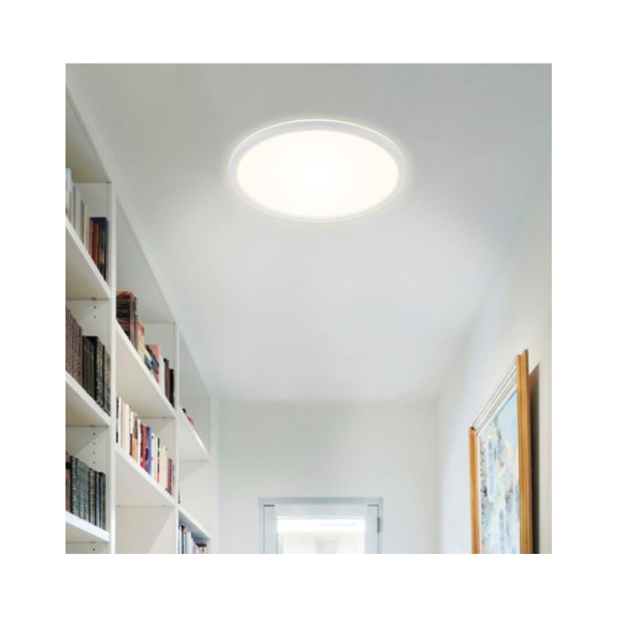 Briloner 7079-016 - Ρυθμιζόμενο LED οροφής φωτιστικό SLIM LED/18W/230V 2700-6500K με τηλεχειριστήριο