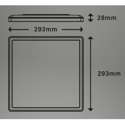 Briloner 7081-015 - LED Dimmable φωτιστικό οροφής SLIM LED/18W/230V 2700-6500K + τηλεχειριστήριο