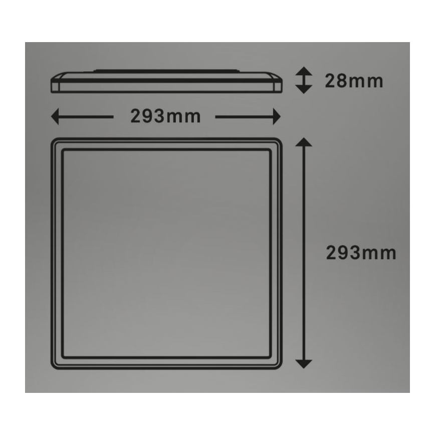 Briloner 7081-015 - LED Dimmable φωτιστικό οροφής SLIM LED/18W/230V 2700-6500K + τηλεχειριστήριο