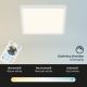 Briloner 7081-016 - Φωτιστικό οροφής LED Dimmable SLIM LED/18W/230V 2700-6500K + τηλεκοντρόλ