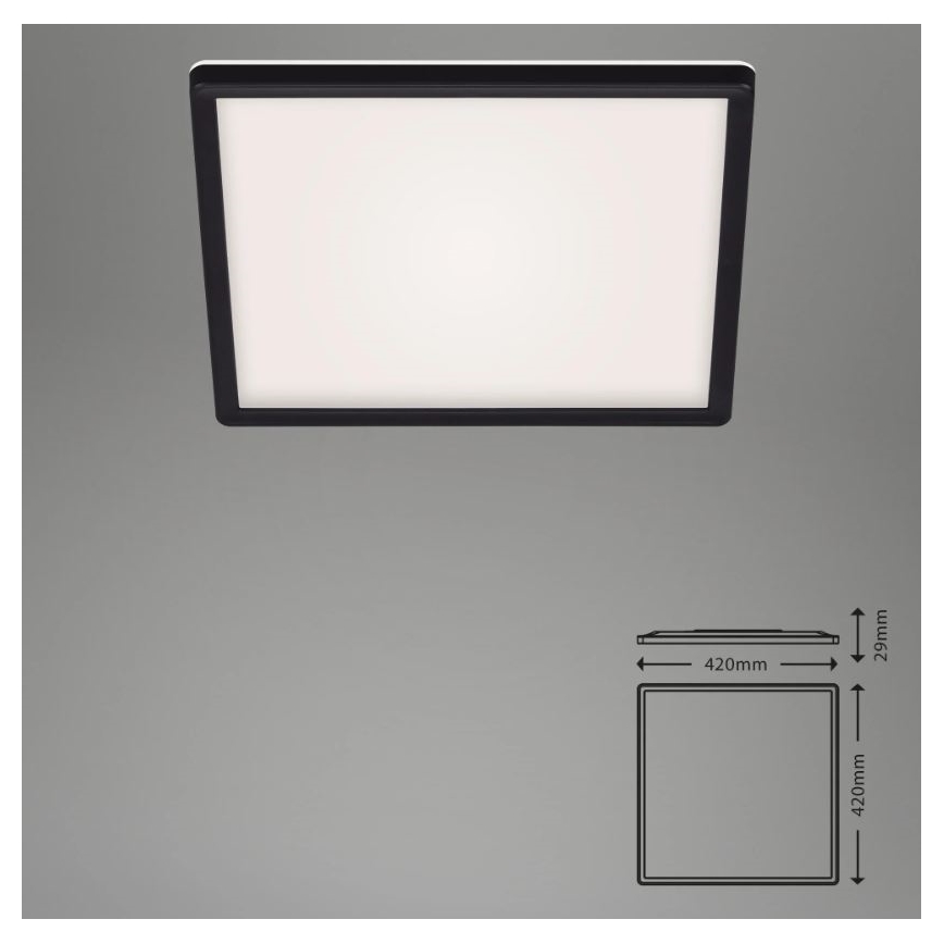 Briloner 7082-015 - Φωτιστικό οροφής LED Dimmable SLIM LED/22W/230V 2700-6500K + τηλεκοντρόλ