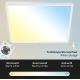 Briloner 7082-016 - LED Dimmable φωτιστικό οροφής SLIM LED/22W/230V 2700-6500K + τηλεχειριστήριο