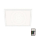 Briloner 7090-416 - Ρυθμιζόμενο οροφής φωτιστικό LED RGBW SLIM LED/15W/230V με τηλεχειριστήριο