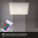 Briloner 7091-416 - LED RGBW Dimmable φωτιστικό οροφής SLIM LED/22W/230V + τηλεχειριστήριο