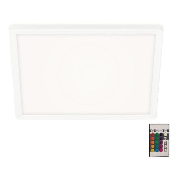 Briloner 7091-416 - LED RGBW Dimmable φωτιστικό οροφής SLIM LED/22W/230V + τηλεχειριστήριο