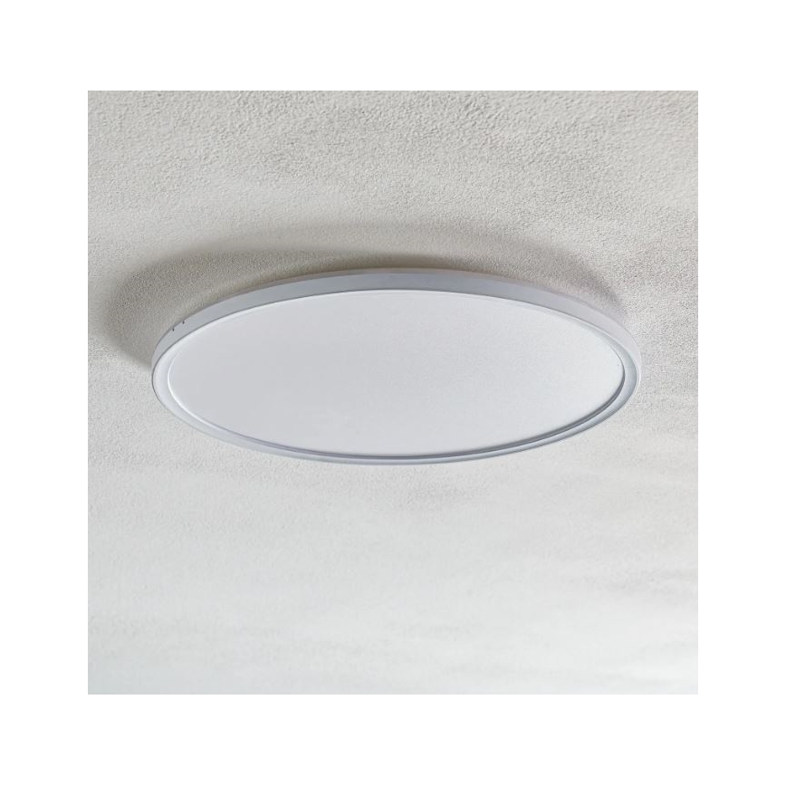 Briloner 7094-416 - Ρυθμιζόμενο φωτιστικό οροφής LED RGBW SLIM LED/22W/230V με τηλεχειριστήριο