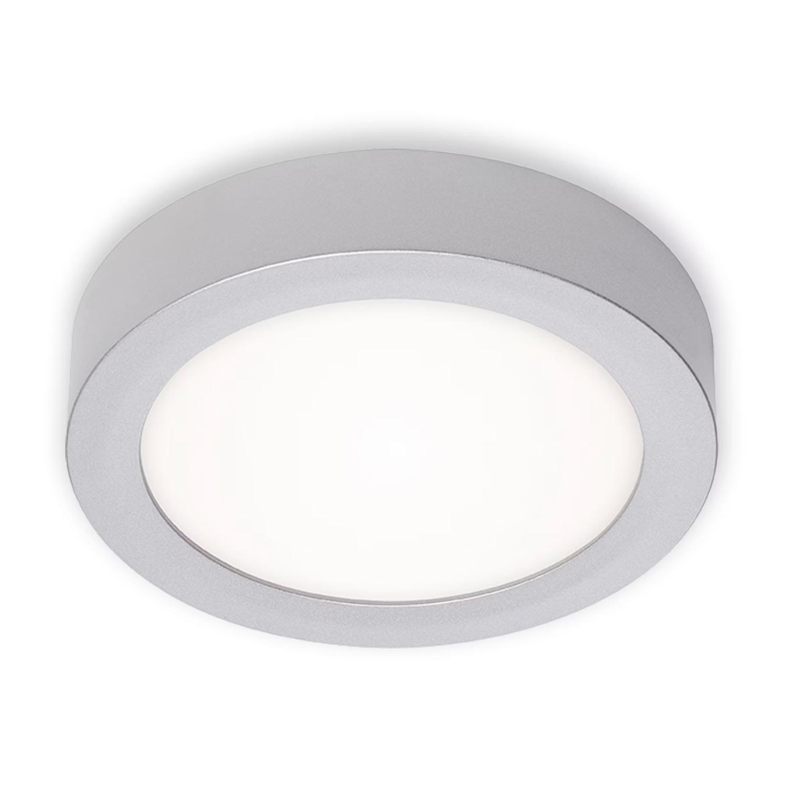 Briloner 7122-014 - Φωτιστικό οροφής LED FIRE LED/11W/230V 3000K διάμ. 17 cm ασημί