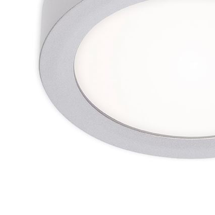 Briloner 7122-014 - Φωτιστικό οροφής LED FIRE LED/11W/230V 3000K διάμ. 17 cm ασημί