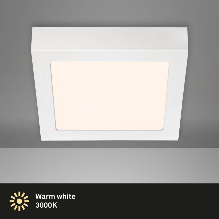 Briloner 7123-016 - Φωτιστικό οροφής LED FIRE LED/12W/230V 3000K 17x17 cm λευκό