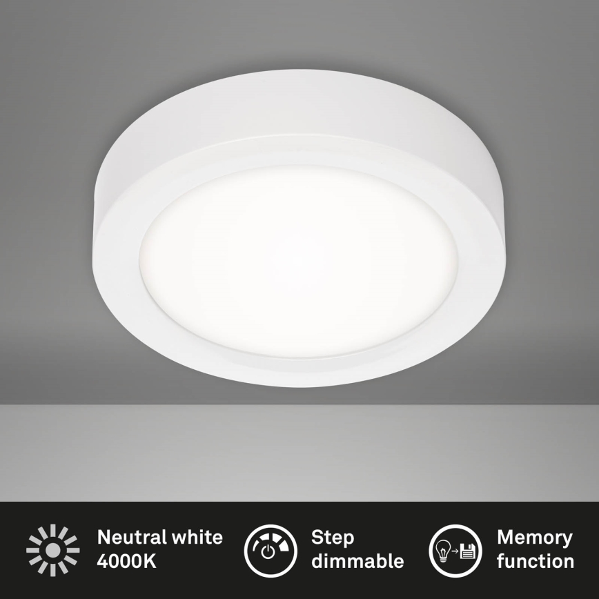 Briloner 7124-416 - Φωτιστικό οροφής LED Dimmable FIRE LED/12W/230V 4000K