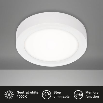 Briloner 7124-416 - Φωτιστικό οροφής LED Dimmable FIRE LED/12W/230V 4000K