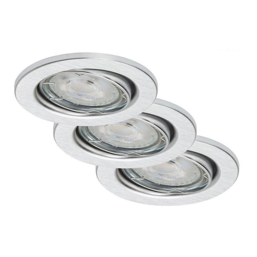 Briloner 7148-039-ΣΕΤ 3xLED Dimmable φωτιστικά μπάνιου GU10/5,5W/230V IP23