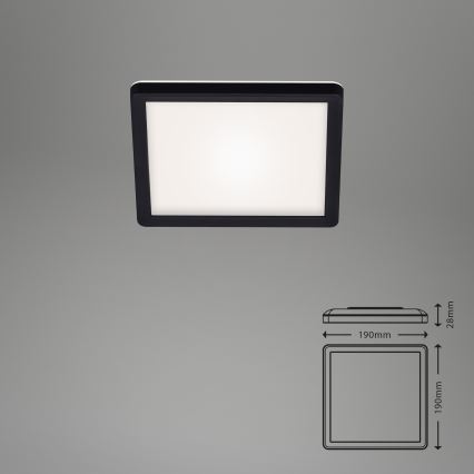 Briloner 7153-415 - Φωτιστικό οροφής LED SLIM LED/12W/230V 19x19 cm