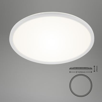 Briloner 7157-416 - Φωτιστικό οροφής LED SLIM LED/22W/230V διάμετρος 42 cm