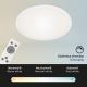 Briloner 7168-016 - LED Dimmable φωτιστικό οροφής PIATTO LED/24W/230V 3000-6500K + τηλεχειριστήριο