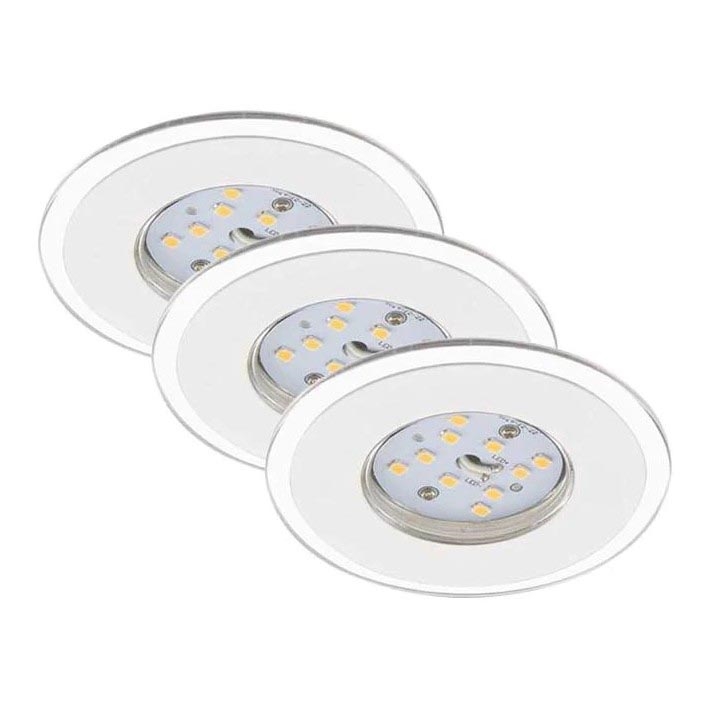Briloner 7197-036-ΣΕΤ 3x LED Dimmable χωνευτά φωτιστικά μπάνιου LED/4,5W/230V IP44