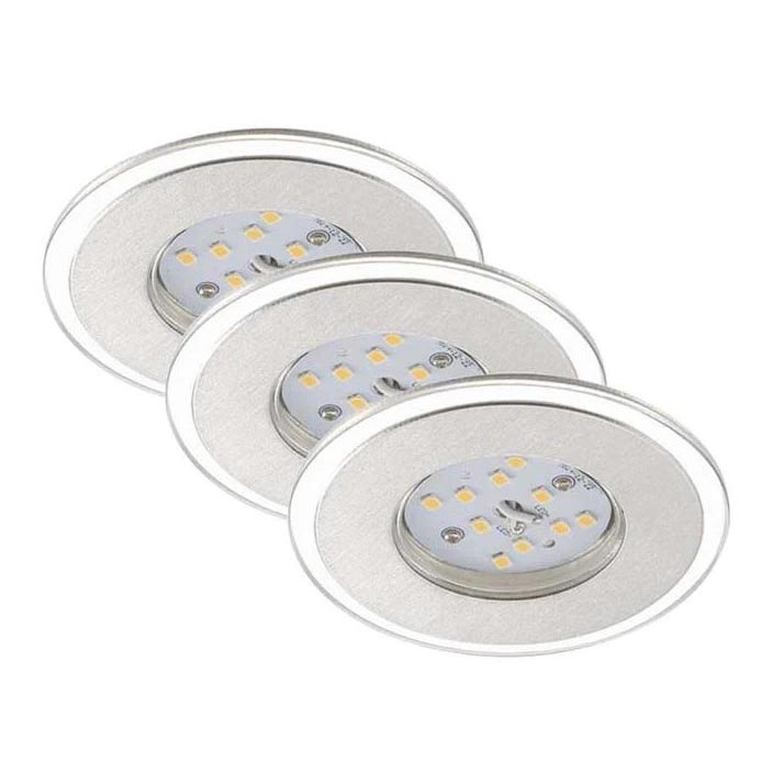 Briloner 7197-039-Σετ 3x LED Ρυθμιζόμενο φωτιστικό οροφής για μπάνιο LED/4,5W/230V IP44