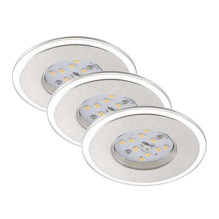 Briloner 7197-039-ΣΕΤ 3x LED Dimmable χωνευτό φωτιστικό μπάνιου LED/4,5W/230V IP44