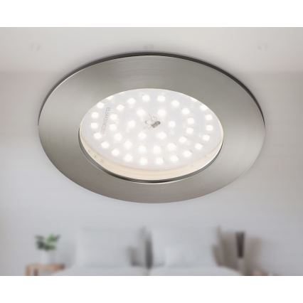 Briloner 7206-012 - Χωνευτό Φωτιστικό μπάνιου LED LED/10,5W/230V IP44