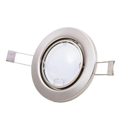 Briloner 7221-032 - ΣΕΤ 3x LED Εντοιχισμένο φωτιστικό μπάνιου 1xGU10/3W/230V IP23 ματ χρώμιο
