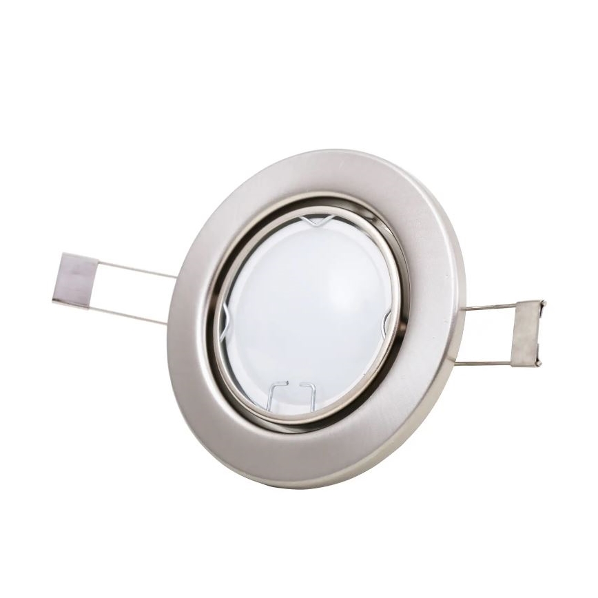 Briloner 7221-032 - ΣΕΤ 3x LED Εντοιχισμένο φωτιστικό μπάνιου 1xGU10/3W/230V IP23 ματ χρώμιο