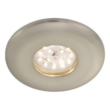 Briloner 7227-012 - Χωνευτό Φωτιστικό μπάνιου LED LED/5W/230V IP65 ματ χρώμιο