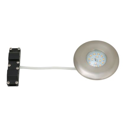 Briloner 7227-012 - Χωνευτό Φωτιστικό μπάνιου LED LED/5W/230V IP65 ματ χρώμιο