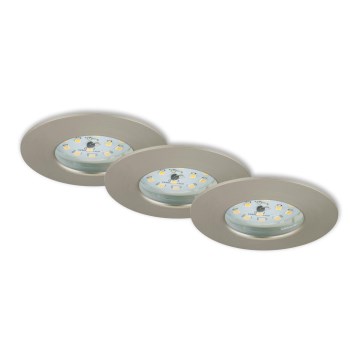 Briloner 7231-032 - ΣΕΤ 3x LED Dimming bathroom χωνευτό ATTACH φωστικό LED/5,5W/230V IP44