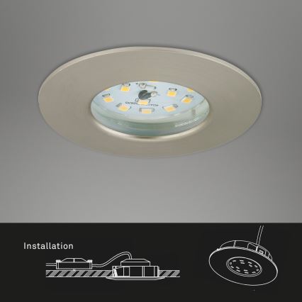 Briloner 7295-012 - LED Dimming bathroom χωνευτό φωτιστικό ATTACH LED/6,5W/230V IP44