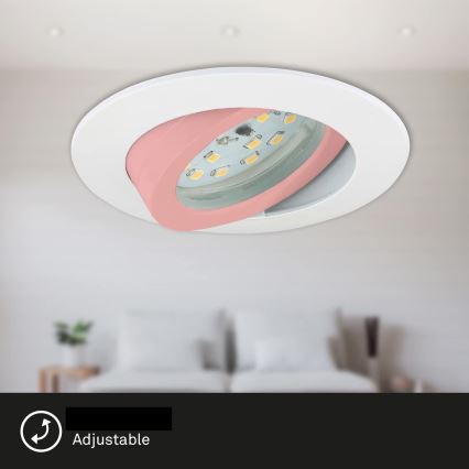 Briloner 7296-016 - LED Dimmable χωνευτό φωτιστικό μπάνιου LED/6,5W/230V IP23