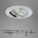 Briloner 7296-019 - LED Dimmable χωνευτό φωτιστικό μπάνιου LED/6,5W/230V IP23