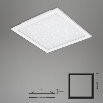 Briloner 7301-016 - LED Dimmable φωτιστικό οροφής STARRY SKY LED/18W/230V 3000-6000K + τηλεχειριστήριο