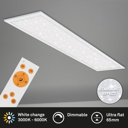 Briloner 7304-016 - LED Dimmable φωτιστικό οροφής STARRY SKY LED/36W/230V 3000-6000K + τηλεχειριστήριο